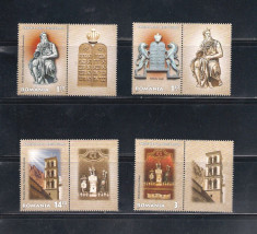 ROMANIA 2013 - TABLELE LEGII, LEGILE LUMII, MNH - VINIETA - LP 1990 foto