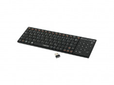 Mini Tastatura Wireless, Fara Fir, LogiLink, Slim, Calitate, Metalica, conectare smart TV, PC, Android etc foto
