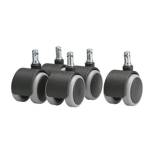 IKEA - PARAGRAF Roti Role scaun birou PARCHET ( SOFT) CASTERS CASTORS  STUHLROLLEN HARD FLOORS set 5 buc / roata 50mm / ax 10mm / 22 mm lungime |  arhiva Okazii.ro