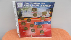 Set 12 monede de colectie F.I.F.A. 2006 foto