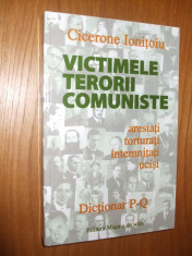 VICTIMELE TERORII COMUNISTE - P-Q - Cicerone Ionitoiu (autograf ) - 2006, 501p foto