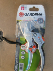 Gardena -Foarfeca de gradina ,pomi fructiferi,vie cu clichet comfort SmartCut Gardena- foto