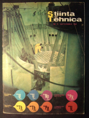 Revista Stiinta si Tehnica Nr. 9 / 1968 foto