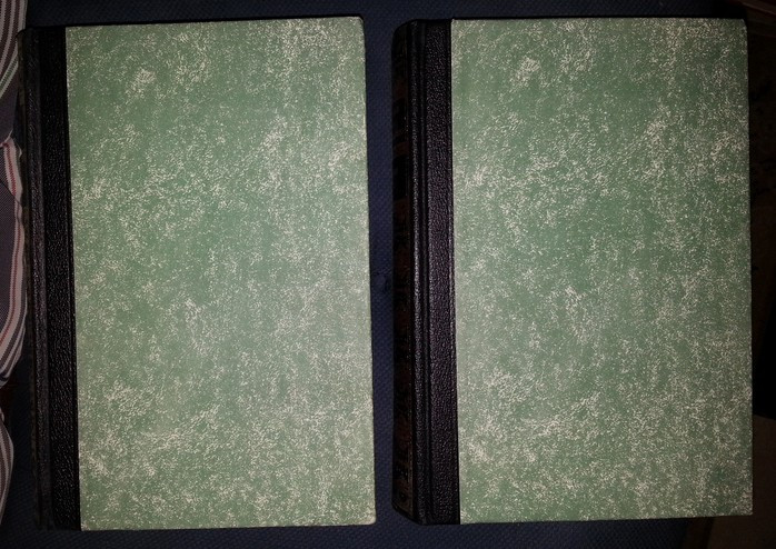 Montesquieu OEUVRES COMPLETES 2 volume cartonate foita velina Ed. Nagel 1950