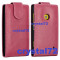 Livrare gratuita! Husa toc flip roz pentru Nokia Lumia 520, inchidere magnetica + laveta microfibra + stylus pen