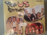 TOP US GROUPS-3CD BOX - NOU/SIGILAT- (THE DRIFTERS/THE PLATTERS/THE TEMPTATIONS)