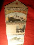 Carnet 22 Fotografii -Souvenir from the Great Lakes -USA cca.1900- Nave