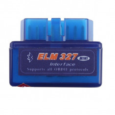 INSTRUMENT SCANARE MICRO DIAGNOZA AUTO SUPER MINI ELM 327 ELM327 BLUETOOTH V1.5 OBD2 OBD-II VGATE SMART TORQUE ANDROID interfata diagnoza elm 327 foto