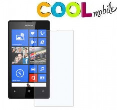 TRANSPORT GRATUIT!!! - SET - 2 x Folie Nokia Lumia 520 + 2 Lavete microfibre foto