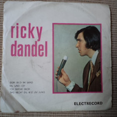 Ricky Dandel dein bild im sand disc single 7" vinyl muzica pop usoara EDC 10346