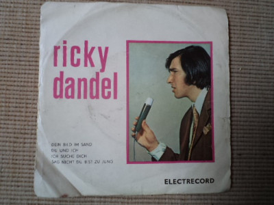 Ricky Dandel dein bild im sand disc single 7&amp;quot; vinyl muzica pop usoara EDC 10346 foto