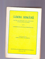 LIMBA ROMINA VOCABULAR , GRAMATICA ,STIL . CONPOZITIE .GNURI SI SPECII LITERARE foto