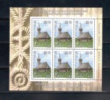 ROMANIA 2013 - BISERICA DE LEMN DIN SATUL ROGOZ , MINICOALA, MNH - LP 2000a, Nestampilat