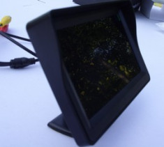 LD02 - Monitor auto LCD 4.3&amp;quot;TFT cu 2 intrari video pentru camera mers inapoi retrovizoare foto