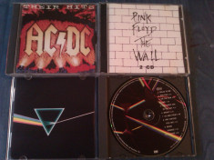 CD muzica ACDC(Their hits),Pink Floyd(The dark side of the moon&amp;amp;amp;The wallx2) foto