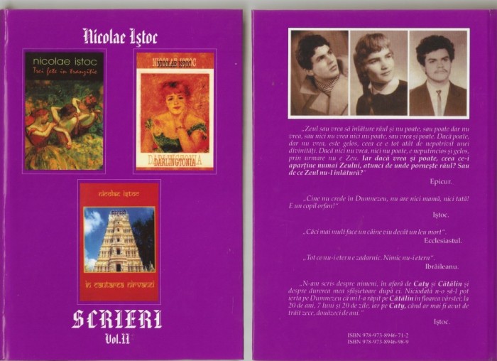 NICOLAE ISTOC - SCRIERI vol. II ( ORADEA, 2013 - teatru)
