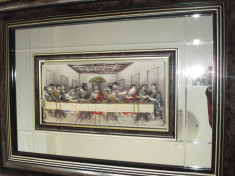 CINA CEA DE TAINA - tablou in relief, cu oglinda foto