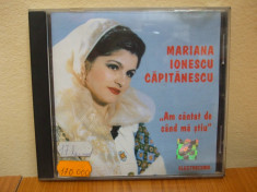 MARIANA IONESCU CAPITANESCU - AM CANTAT DE CAND MA STIU (CD) SIGILAT!!! foto