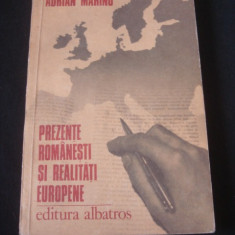 ADRIAN MARINO - PREZENTE ROMANESTI SI REALITATI EUROPENE {1978}