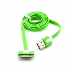 Cablu date Iphone 4 4s verde iPad 3 + bumper la alegere foto