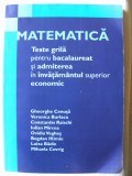 MATEMATICA -TESTE GRILA pt. BAC si ADMITEREA IN INVATAMANTUL SUPERIOR ECONOMIC