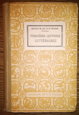 Carte - Eugene Bauer, E. de Saint-Etienne - Premieres Lectures Litteraires - Vingt-troisieme edition [1923] foto