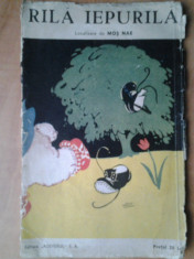 Carte pentru copii Rila Iepurila cu 39 ilustratii de Nina R. Jordan Editura Adeverul anii 1930 Localizare de Mos Nae Romania interbelica extrem de RAR foto