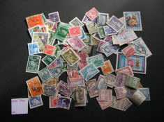 100 de timbre DIFERITE Ungaria 1908 - 1990 #3 foto