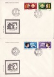 Sah - Malta -1980- 2 FDC, Romania de la 1950, Sport