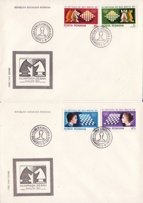 Sah - Malta -1980- 2 FDC foto