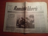 ziarul romania libera 26 ianuarie 1990