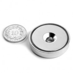 Magnet Neodim oala forta prindere mare D:32 mm neodymium hosurub foto