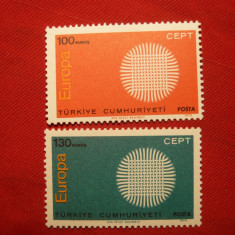 Serie Europa CEPT 1970 Turcia , 2 val.