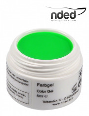 gel uv Germania Nded verde neon 5 ml, pentru unghii false / manichiura, art. 2623 foto