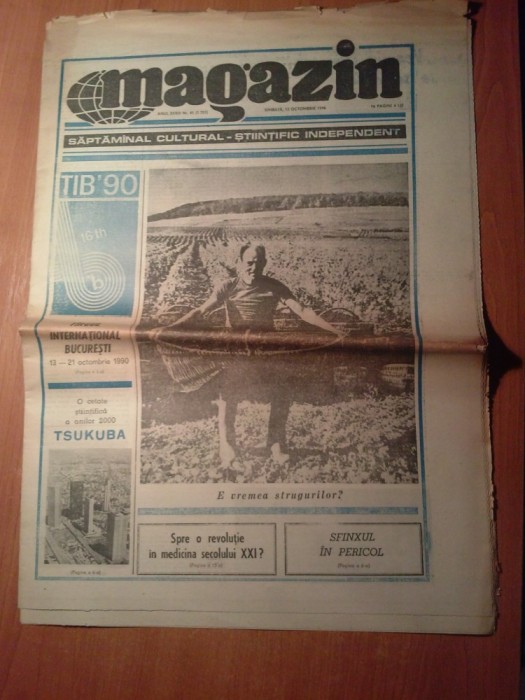 ziarul magazin 13 octombrie 1990