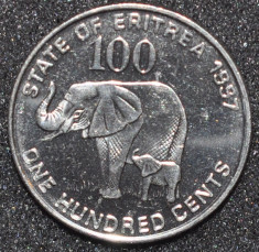 1931 ERITREA 100 CENTS 1997 UNC foto