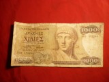 Bancnota 1000 Drahme Grecia 1987 , cal.mediocra