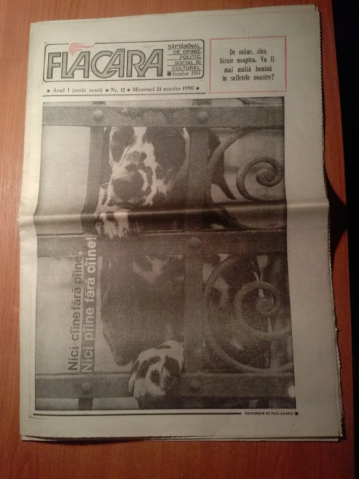 ziarul flacara 21 martie 1990