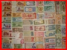 Lot 100 bancnote straine, NECIRCULATE, din perioada 1900-2013, din multe tari, taxele postale zero roni,detalii pe forum,intrebati inainte de a licita