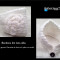 Banta Bentita Bandana din lana crosetata culoare alb model cu floare de dama protectie frig iarna urechi cap