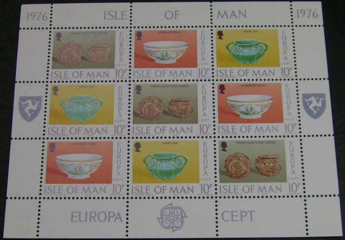 ISLE OF MAN - CEPT - Ceramica 1976