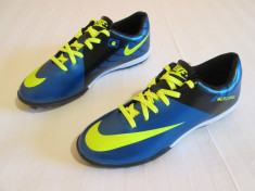 Adidasi Ghete Football Nike Mercurial albastru foto