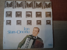 Ion Stan Onoriu acordeon disc vinyl muzica populara lp ondulat foto