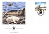 WWF FDC complet set /4 buc./ Guernsey 1990 - fauna