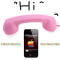 Retro Chic handsfree! Receptor GSM Pop Phone, compatibil cu telefoane iPhone, Blackberry, HTC, Nokia, Samsung si tablete