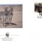 WWF FDC 1991 Namibia - Zebra complet serie - 4 buc. FDC