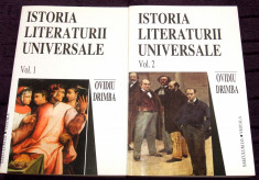 Istoria literaturii universale, 2 volume - Ovidiu Drimba, studii literare, critica literara, editie 2001 foto