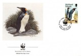 WWF FDC complet serie/ 4 buc. / 1991 Falkland Islands - Imperator pinguin