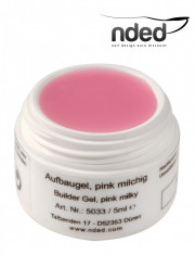 gel uv Germania Nded pentru constructie, gel roz laptos 5 ml Milky Pink, pentru unghii false, 5033 foto