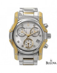 Ceas Dama BULOVA - 7 Diamonds - Chronograph - adus din SUA foto